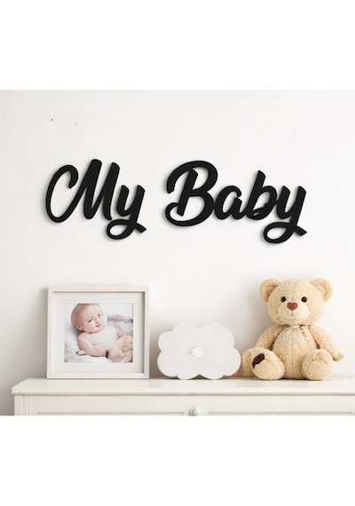 My Baby Duvar Yazısı Karışık Renkli