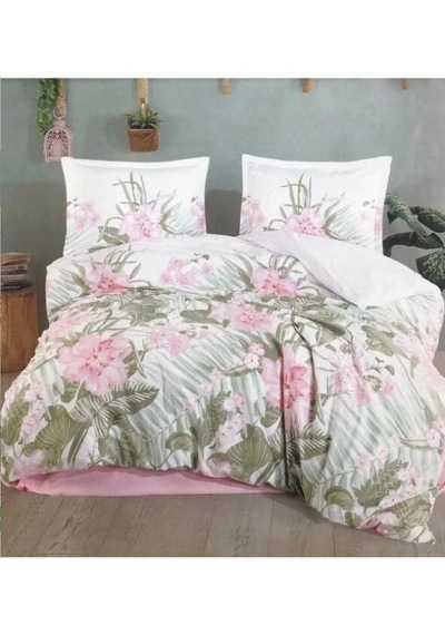 Ranforce Nevresim Takımı Çift Kişilik Forest V1 Pembe