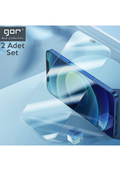 Gor İphone 12 Mini 5.4 Best Full Tempered Cam Ekran Koruyucu 2adet+arka Jelatin- 5775