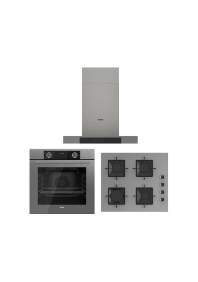 Ferre Fryart XE63CPR - SS208 - D102 Gri Ankastre Set
