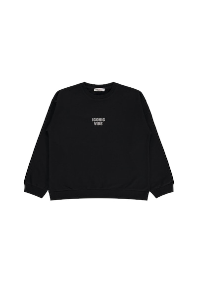 Civil Girls Basic 10 -13 Yaş Sweatshirt  - Siyah 19330336326W1