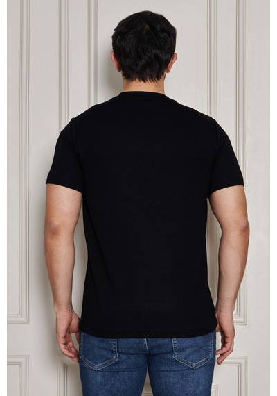 Erkek Jeuss Oysho Kumaş Sıfır Yaka Siyah Tshirt Erkek Jeuss Oysho Kumaş Sıfır Yaka Siyah Tshirt