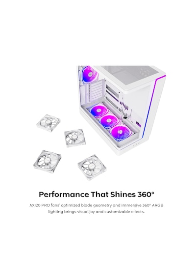 King 45 Pro Bilgisayar Kasası Beyaz