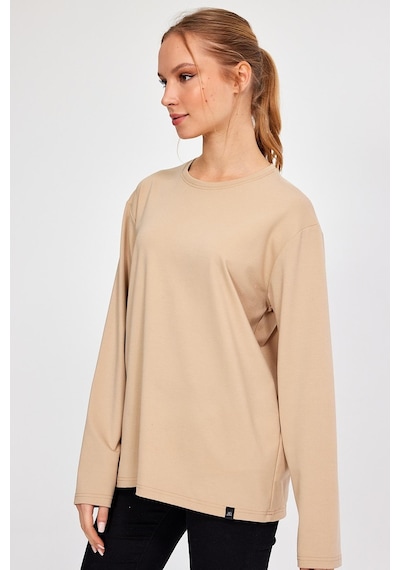 Alexander Gardi Alexandergardı Bisiklet Yaka Basic Oversize Sweatshirt E23-00160 00 001