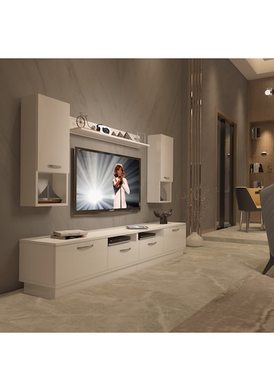 Decoraktiv Trendstyle 5220da Mdf Tv Ünitesi Tv Sehpası Beyaz
