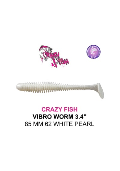 Crazy Fısh Vıbro Worm 85 Mm Aromalı Silikon Yem