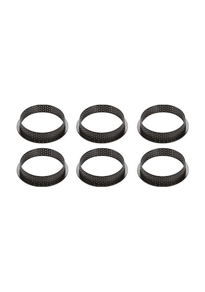 Silikomart Kit Tarte Ring Round 80 Mm Kek Kalıbı