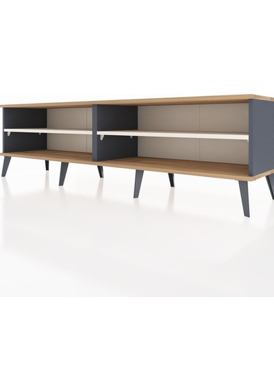 Hyperion Tv Ünitesi 2 Raflı 176x44x51 Antrasit-çam/aytaşı Atlas Çam/aytası Hyperion Tv Ünitesi 2 Raflı 176x44x51 Antrasit-çam/aytaşı Atlas Çam/aytası