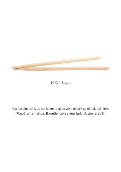 Vic Firth P10pr 10 Çift Baget Paketi Toplu Paket - Ekonomik - Stüdyolar İçin
