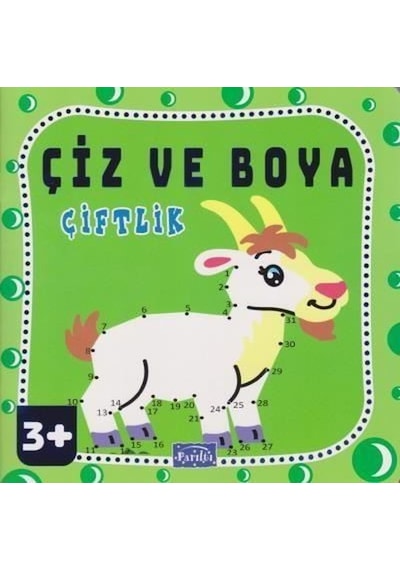 Çiz ve Boya - Çiftlik- Parıltı Yayınları