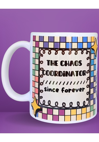 The Chaos Coordinator Tasarım Renkli Motivasyon Kupası Çok Renkli