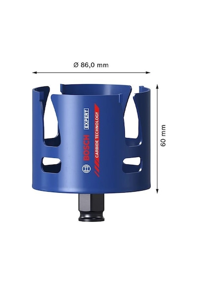 Bosch 86 Mm Yapı Malzemeleri İçin Panç 2608900477