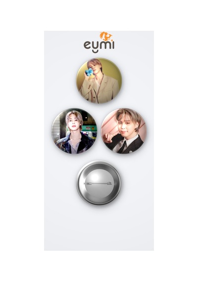 Bts Jimin Muse Albüm 3'lü Metal Rozet Seti 58mm İğneli Buton Çanta Yaka Rozeti Çok Renkli
