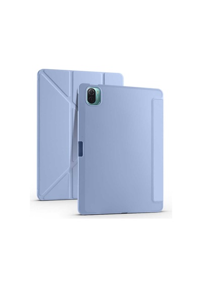 Xiaomi Uyumlu Mi Pad 5 Kılıf Tri Folding Kalem Bölmeli Standlı Kılıf