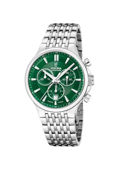 Festına Swıss F20093/3 Chrono Erkek Kol Saati Altın