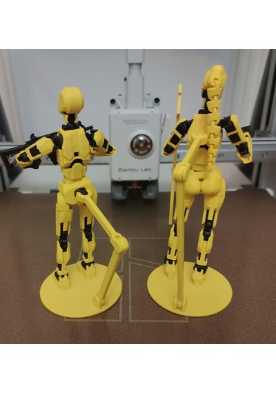 Dummy13 Hareketli Figur Kadın Ve Erkek Set Robbot
