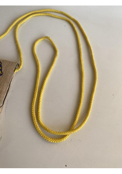 Boyun Askılı Kumaş Çanta Sarı
