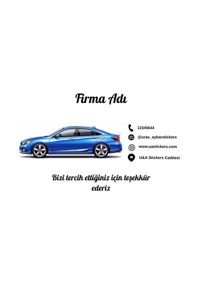100 Adet Kişiye Özel Katvizit, Reklam Kartı, İşletme Tanıtım Kartı - Yeşil - 161