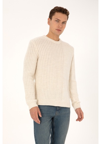 U.s. Polo Assn. Erkek Kazak /triko 50314968-vr256 İnci
