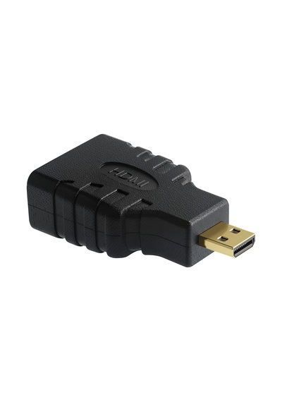 Micro Hdmı To Hdmı Çevirici Adaptör - Altın Uçlu 4k Destekli Dönüştürücü - Raspberry Pi 5 Uyumlu