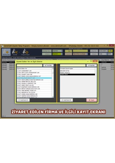 Demirsoft Ziyaretçi Takip Programı