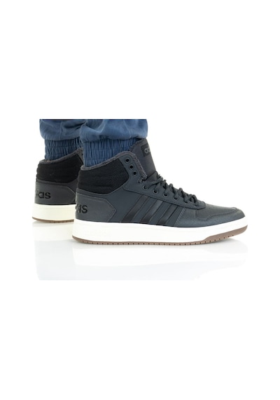 Adidas Hoops 2.0 Mid M Erkek Spor Ayakkabı Gz7959 Siyah E-399 001