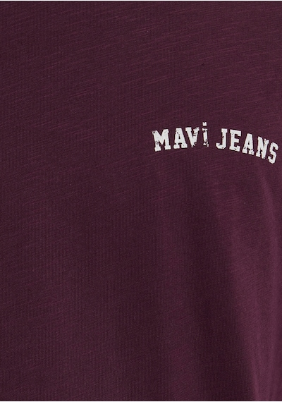 Mavi - Mavi Jeans Baskılı Bordo Tişört 0613577-70434