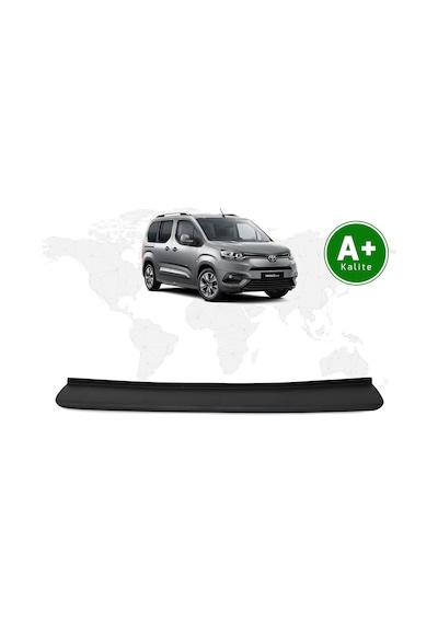 Toyota Proace City Arka Tampon Eşiği Mat Siyah 2019 Model Ve Sonrası