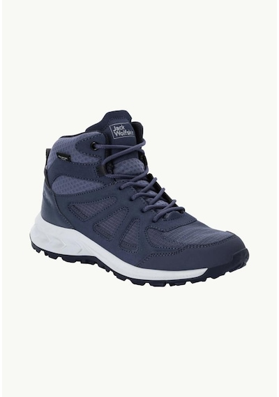 Jack Wolfskin 4051331 1388 Woodland 2 Texapore Mid W Graphite Kadın Outdoor Bot 001