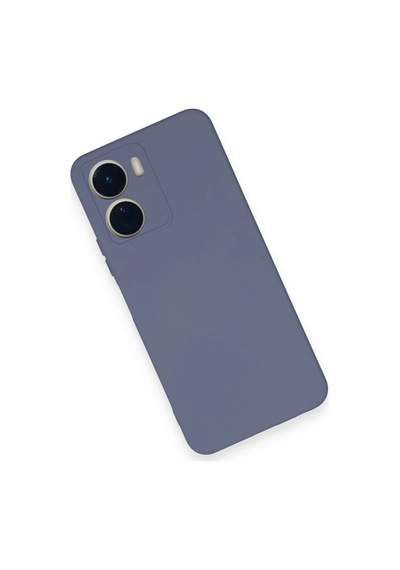 Vivo Y16 Kılıf Nano İçi Kadife Silikon - Gri -
