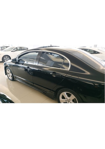 Honda Civic Fd6 Cam Çerçevesi Kenar Çıtası Krom Tamtur 2006 201