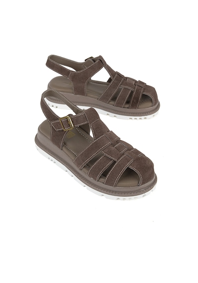 Ziya, Kadın Hakiki Deri Sandalet 1611061zm20 Vizon 1611061zm20 310 Ziya, Kadın Hakiki Deri Sandalet 1611061zm20 Vizon 1611061zm20 310