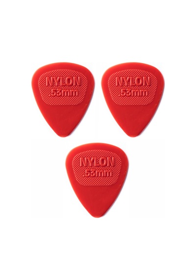 Jim Dunlop 443r.53 Gitar Pena 3 Adet 0,53 Mm. Nylon Midi