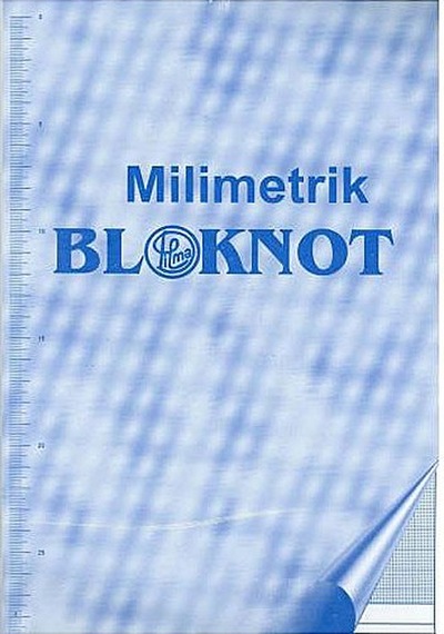 Dilman Milimetrik Blok A4 Mavi N11.141