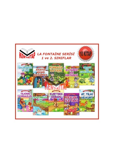 La Fontaine Masalları (10 Kitap) - Küçük Boy - Ema Yayınları