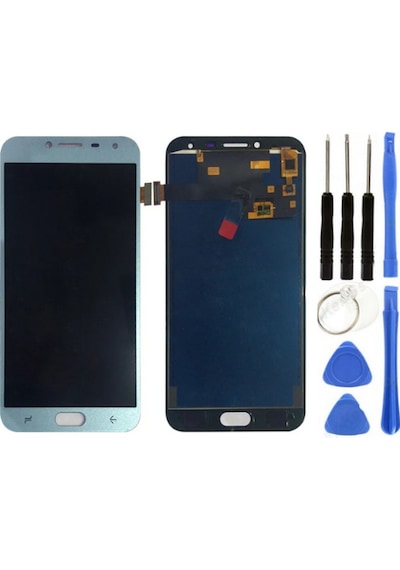 Te Samsung Uyumlu J4 J400 Lcd Ekran Mavi + Tamir Seti