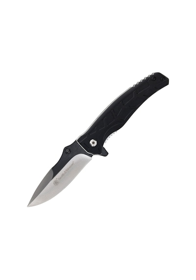 Smith Wesson Extreme Ops Two-tone Drop Point Kamp Çakı 1205905 Siyah