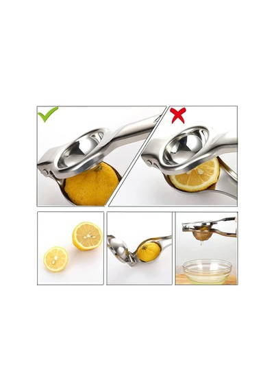 Paslanmaz Çelik Limon Sıkacağı Büyük Boy Metal Narenciye Presi Limon & Portakal Sıkacağı Paslanm Diğer