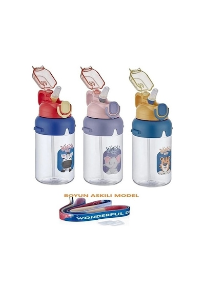 Vagon Matara Suluk Policarbon 650 Ml Vgn2266 Kırmızı Lacivert