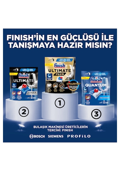 Finish Quantum 120 Tablet Bulaşık Makinesi Deterjanı (60 x 2)