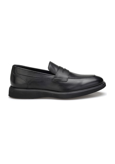 Fıt Hakiki Deri Erkek Loafer Siyah