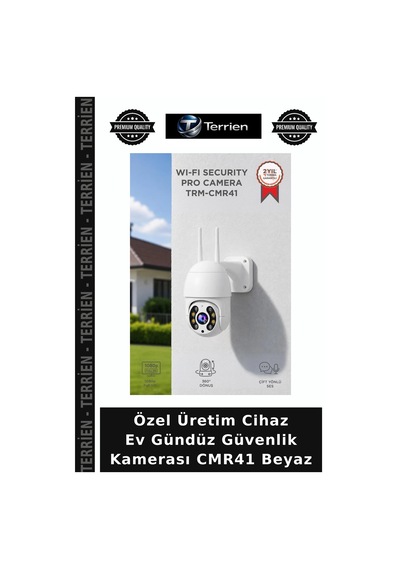 Özel Üretim Cihaz Ev Gündüz Güvenlik Kamerası Cmr41 Beyaz