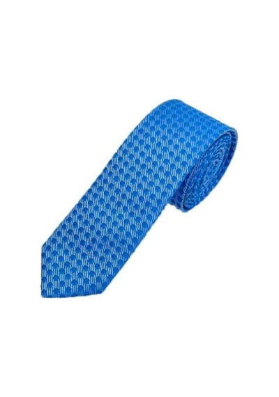 Brianze 5 Cm Mavi Desenli Slim Kravat