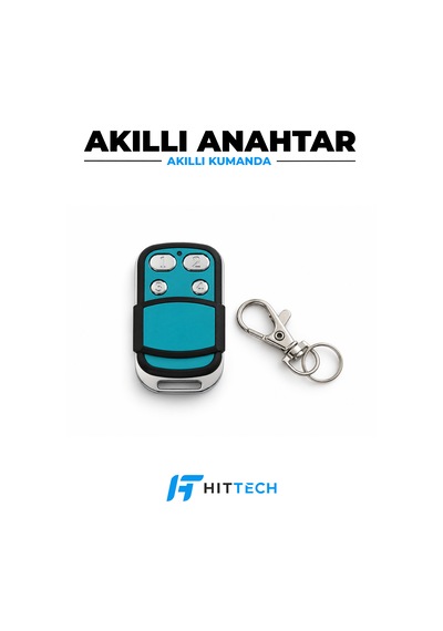 Akıllı Kodlanabilir Otopark Bariyer Garaj Kepenk Kumandası 433 Mhz 4 Tuşlu 1 Adet