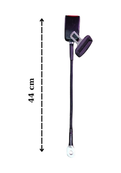 Transit Bmc Tip Çelik Halatlı Emniyet Kemer Mekanizma 44 Cm + 1 Adet Erkek Klips İle Birlikte