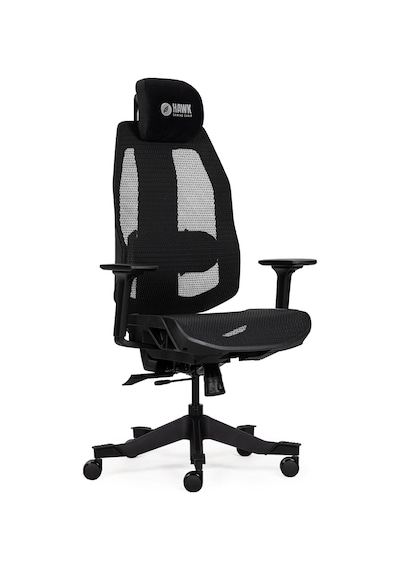 Hawk Gaming Chair Nova Serisi Fileli Oyuncu Koltuğu Siyah