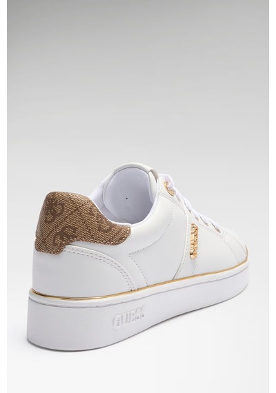 Guess Brıtz Kadın Sneaker Flfbtzele12 Flfbtzele12 Whıte Beyaz