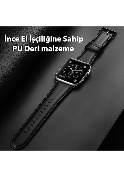 Dux Ducis Apple Uyumlu  Watch 38/40/41MM Business Deri Kayış Kordon