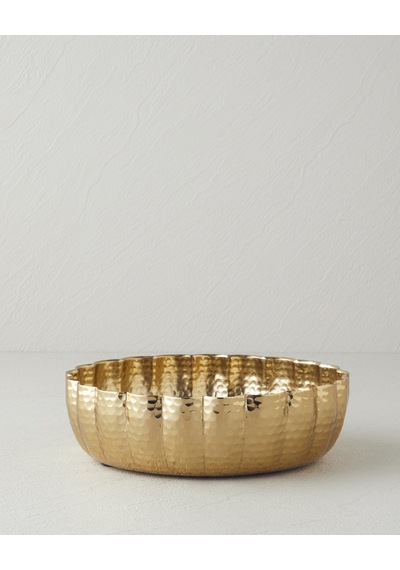 Regina Metal Dekoratif Tabak 18 X 18 X 5 Cm Gold