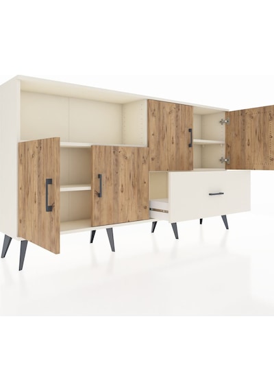Arges Konsol 4 Raflı Tek Çekmeceli 4 Kapaklı 176x30x99 Aytaşı-çam Aytaşı-çam/aytaşı Arges Konsol 4 Raflı Tek Çekmeceli 4 Kapaklı 176x30x99 Aytaşı-çam Aytaşı-çam/aytaşı